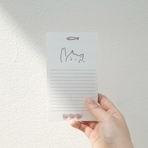 기타 부리 러블리키티 기본 점착 메모지 리필지, 상세페이지 참조