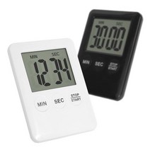 수험생 스톱워치 타이머 1P 화이트 블랙