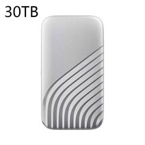 외장하드 ssd 10테라 하드디스크 usb 새로운 SSD 500GB 1TB 플래시 하드 드라이브 외장 유형-C 고속 USB3, 08 30TB white, 한개옵션1