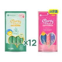 네츄럴코어 참치 메리츄+멀티팩 고양이간식, 1box, 해초+참치 12팩