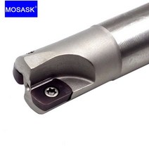 MOSASK ASR 어댑터 ASR06 16 20 25 mm CNC 공구 초경 블레이드 EPNW 고효율 고속 커팅 엔드 밀링 커터 앱스트, ASR08RC20-20-130-2T