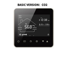 WIFI 스마트 컨트롤러 가정용 신선한 공기 시스템 팬 코일 유닛 제습기 환기 컨트롤러 CO2 PM2.5 VOC 센서 포함