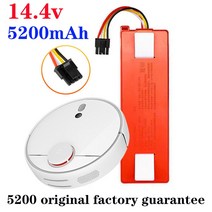 샤오미 치후360 단후이 아이로봇 호환용 100% 원래 144v 5200mAh 리튬 이온 배터리 로봇 청소기 교체 샤오