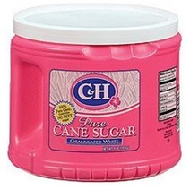 C&H Pure Cane Granulated Sugar 씨앤에이치 퓨어 케인 그레뉼레이티드 설탕 4lbs(1814g), 1개