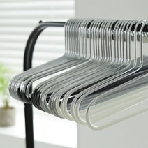 홈앤하우스 홈앤하우스 논슬립 옷걸이 PVC 멀티 코팅 바지걸이 20p 모음, 블랙