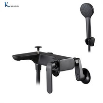 계림요업 KBK-1100B 블랙샤워욕조수전, 1개