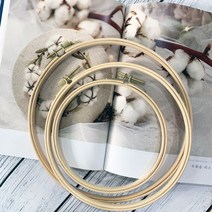 토이앤스티치/NEW 고급형 대나무 원형 수틀 6종 수틀액자/십자수 프랑스자수, NEW고급형원형수틀-15.5cm