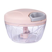 다기능 야채 커터 수동 생강 마늘 분쇄기 쵸퍼 고기 과일 야채 커터 주방 악세사리, Pink Small, 하나