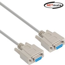 NETmate NMC-SFF10 9핀 NULL MODEM 케이블 1m, 상세페이지 참조