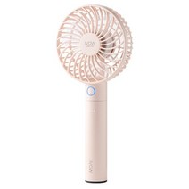 아이보우 그린에어 보조배터리 겸용 휴대용 선풍기, IVHF-2600S, 핑크