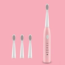 첨단 칫솔 구강 청결기 전동 강력한 초음파 소닉 usb 충전 충전식 치아 빨 전자 미백, 4 개 brushhead