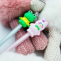 무뚝뚝 토끼와 즐거운 개구리 볼펜 어린이 펜슬 초등학생볼펜 선, 타입:2.무뚝뚝한토끼