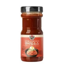 CJ더마켓 메뉴 개발 소스 만들기 황금 레시피 백설 면비빔용소스 양념 만능 비빔 국물 볶음 요리 국수 890G, 30개