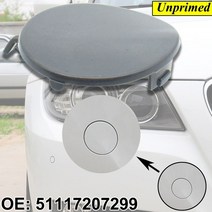 캠핑카 카라반 트레일러소켓 bmw 3 시리즈 e90 328i 335i 320d 318i 320d e91 자동차 앞 범퍼 견인 후크 커버 51127207299 unprimed 캡, 없음