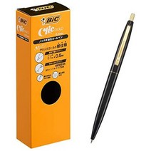 일본직발송 3. BIC 재팬 빅(BIC) 볼펜 클릭 골드 0.5 유성 블랙 매끄러운 블랙축 12개 CFCGBLK05BLKJ B08W, One Size