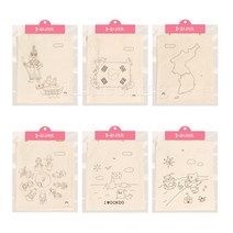 유니아트 5500 캔버스 그림가방 /가방 색칠하기, 3)한국지도 나라사랑