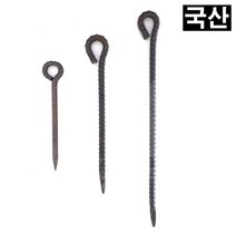 국산 철근말뚝 12 x 320mm 쇠말뚝 고리 말뚝 텐트고정