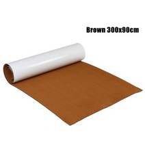 자동 접착 EVA 폼 보트 해양 바닥재 인조 티크 데크 시트 스트라이프 요트 매트 브라운/그레이 4 가지 크기, 05 Pure Brown 300x90CM