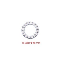 ed 차량용 간판 전광판 WS2812B 5050 RGB Led 디지털 패널 매트릭스 유연한 8x8 16x16 8x32 픽셀 화면 링, 한개옵션1, 05 16Leds Ring W PCB
