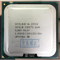i53570인텔-코어 2 쿼드 프로세서 Q9550 CPU 12M 캐시 2.83 GHz LGA775 데스크탑, 한개옵션0