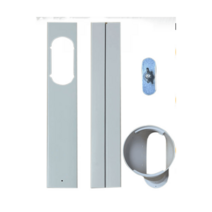 휴대용 에어컨 배기관 창 실링 천 키트 가림막 자바라, 5미터 길이의 문과 창 틈 실링 스트립