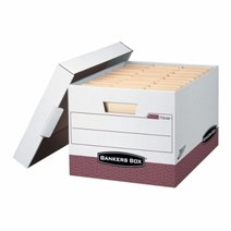 [펠로우즈] A4 프레스토 뱅커스박스 CRC17242 적색 2개입 264x353x419mm, 본상품, 가도리 본상품선택