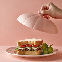 [마미스테이블] 고급 식품용실리콘 뚜껑 덮개(20cm) 다용도 커버 전자렌지 오븐 전용, 실리콘뚜껑 20cm베이비핑크