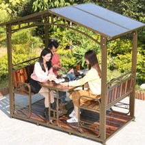 야외정자 조립식 사각 원두막 실내평상, 정자 1