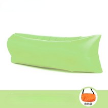 에어매트2인용 자충 더블 1인용 캠핑 에어매트 portabl 매트 풍선 접는 의자 소파, 초록