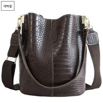 완판몰 악어무늬 버킷 숄더백 대용량가방