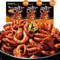 왔다 양념쭈꾸미볶음 3~4인분 매운맛 보통맛 덜매운맛(냉동), 보통맛 750g 3팩