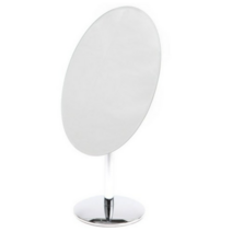 타원형 미용 거울, 크롬도금 3개