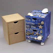 2단 보석함 반제품 19.5cm M-02-102