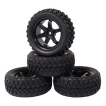 4PCS 110 랠리 타이어 로드 휠 75mm 고무 타이어 12mm 육각형 110 RC Traxxas Trx4 Tamiya HSP Kyosho Axial SCX10 RC4WD, [1] 4pcs