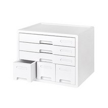 시스맥스 콤보 캐비넷, 화이트, 5개, 6단