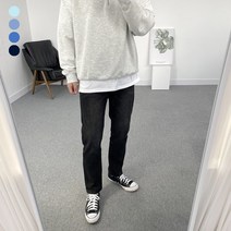 남자 청바지 테이퍼드진 스판 일자 슬림핏 워싱 스트레이트 블랙진 연청 중청 진청 바지
