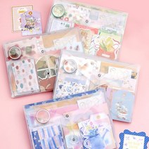 다꾸세트 6공 다이어리 꾸미기 환상 12종 120개, 여름날피크닉