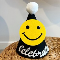 스마일 펠트 파티모자 꼬깔 졸업 celebrate 축하이벤트 1000일 500일