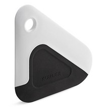 KOHLER Kitchen Pot and Pan Dish Scraper Silicone and Nylon Heat Resistant White and Charcoal, 1