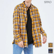 스파오 루즈핏 체크 셔츠 1 SPYC912C06