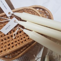 클래식 소이왁스 테이퍼캔들 막대초 테이퍼초 더네이처하우스, 블랙베리앤베이