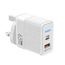 65W 질화 갈륨 USB 충전기 QC3.0 PD 스마트 빠른 충전 휴대 전화 헤드 노트북 범용 Gan 소스 스마트폰 휴대폰 고속 품질 좋은 정밀한, [03] U-White