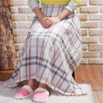 체크 할머니 할매 어르신 무릎 담요 소파이불 블랑켓