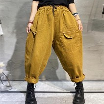 도니와 여성 포켓장식 밴딩팬츠 편한바지 기본바지 비노프ZA46