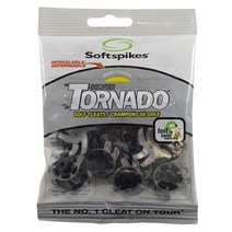 Soft Spikes 실버 토네이도 골프 클리트 실버 18피스 (STTLCLSBEU), Tornado