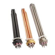 심야전기 온수보일러 사각히터 봉히터 1.52인치 3kw, DN40 230mm 380V3kw