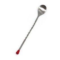 +[플렉스온]+빨간캡 바스푼 30cm 롱티 티스푼 긴스푼 스테인레스+[FLEXON]+
