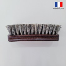 구두솔 흠집안나는 천연 말털브러시 프랑스 수입품, 그레이