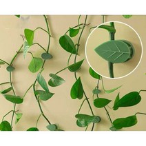 식물 벽 클립 고정 정원용 화초 넝쿨 담쟁이덩굴, 잎 30개  순간접착제 36개