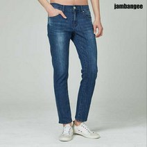 잠뱅이 남성 쿨멕스 중청 테이퍼드핏 생활방수 스판청바지 AJ2DTA35-MB
